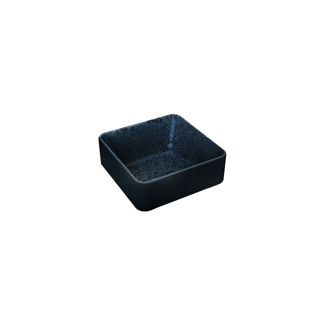 Nara, Schale tief eckig 90 x 90 mm / 0,19 l schwarz